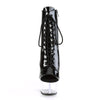 ASPIRE-1021 Plateau Stiefeletten - Schwarz | Pleaser
