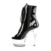 ASPIRE-1021 Plateau Stiefeletten - Schwarz | Pleaser
