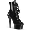 ASPIRE-1021 Plateau Stiefeletten Schwarz lack | Pleaser
