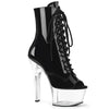 ASPIRE-1021 Plateau Stiefeletten - Schwarz | Pleaser