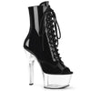 ASPIRE-1021 Plateau Stiefeletten - Schwarz | Pleaser