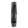 ASPIRE-1021 Plateau Stiefeletten Schwarz matt | Pleaser