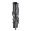 ASPIRE-1021 Plateau Stiefeletten Schwarz matt | Pleaser