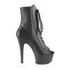ASPIRE-1021 Plateau Stiefeletten Schwarz matt | Pleaser