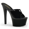 ASPIRE-601 Plateau Pantoletten Lack Schwarz | Pleaser
