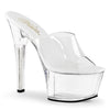 ASPIRE-601 Plateau Pantoletten Transparent | Pleaser
