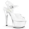 ASPIRE-608 Plateau Sandaletten transparent | Pleaser
