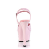 ASPIRE-609 Plateau Sandaletten Lack Baby Pink | Pleaser