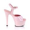 ASPIRE-609 Plateau Sandaletten Lack Baby Pink | Pleaser