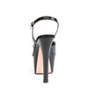 ASPIRE-609TT Plateau Sandaletten Schwarz/Rosé Gold | Pleaser