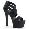 ASPIRE-669 Plateau Sandaletten - Schwarz | Pleaser