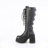 ASSAULT-218 Plateau Stiefel Schwarz Matt von DemoniaCult – Ansicht 3
