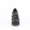 ASSAULT-38 Plateau Schuhe Schwarz Matt von DemoniaCult – Ansicht 2