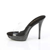 ATHENA-501 Plateau Pantoletten Schwarz Glitzer Strass von Fabulicious – Ansicht 3