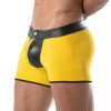 Gelbe Bad Boys Shorts im sportlich provokanten Look von TOF Paris – Ansicht 3