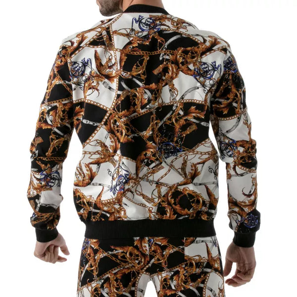 Musterhafte provokante Weste mit edlem Barockdesign von TOF Paris – Ansicht 4