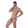 Herren Badehose Barockmuster - Slim Fit mit verstellbarem Bund, Schwarz | TOF Paris