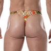 Bade-Slip Barockdesign Orange - Elegant & Komfortabel | TOF Paris