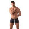 Marineblaue Beach Swim Shorts im klassischen Premium Look von TOF Paris – Ansicht 5