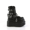 BEAR-150 Plateau Stiefeletten Schwarz Matt von DemoniaCult – Ansicht 5