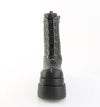 BEAR-182 Plateau Stiefel mit Fledermäusen UV | DemoniaCult