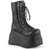 BEAR-265 Plateau Stiefeletten - Schwarz | DemoniaCult