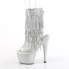 BEJEWELED-1017RSF-7 Plateau Stiefeletten - PVC/Silber von Pleaser – Ansicht 3
