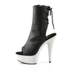 BEJEWELED-1018DM-6 Plateau Stiefeletten - Schwarz | Pleaser
