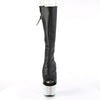 BEJEWELED-2018-7 Plateau Stiefel - Schwarz Matt von Pleaser – Ansicht 2