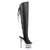 BEJEWELED-3019DM-7 Plateau Overknee Stiefel Schwarz | Pleaser