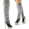 BEJEWELED-3019RSF-7 Plateau Overknee Stiefel Schwarz | Pleaser