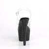 BEJEWELED-708DM Plateau Sandaletten Schwarz/Transparent von Pleaser – Ansicht 4