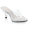 BELLE-301 Pantoletten Transparent | Fabulicious