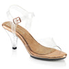 BELLE-308 Plateau Sandaletten schwarz | Fabulicious
