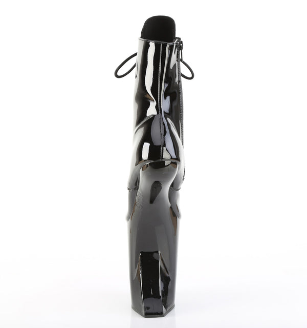 BEWITCHED-1020 Plateau Stiefeletten - Schwarz Lack von Pleaser – Ansicht 4