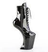 BEWITCHED-1020 Plateau Stiefeletten - Schwarz Lack von Pleaser – Ansicht 5