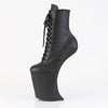 BEWITCHED-1020 Plateau Pony Stiefeletten - Schwarz Matt von Pleaser – Ansicht 3
