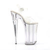BEYOND-008 Plateau Sandaletten Klar | Pleaser
