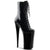 BEYOND-1020 Plateau Stiefeletten Lack Schwarz | Pleaser