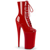 BEYOND-1020 Stiefelette Plateauschuhe Rot | Pleaser