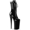 BEYOND-1050 Plateau Stiefeletten - Schwarz Lack | Pleaser