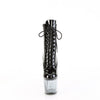 BLISS-1020BC - Plateau Stiefeletten - Schwarz mit Farbverlauf von Pleaser – Ansicht 2