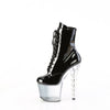 BLISS-1020BC - Plateau Stiefeletten - Schwarz mit Farbverlauf von Pleaser – Ansicht 3