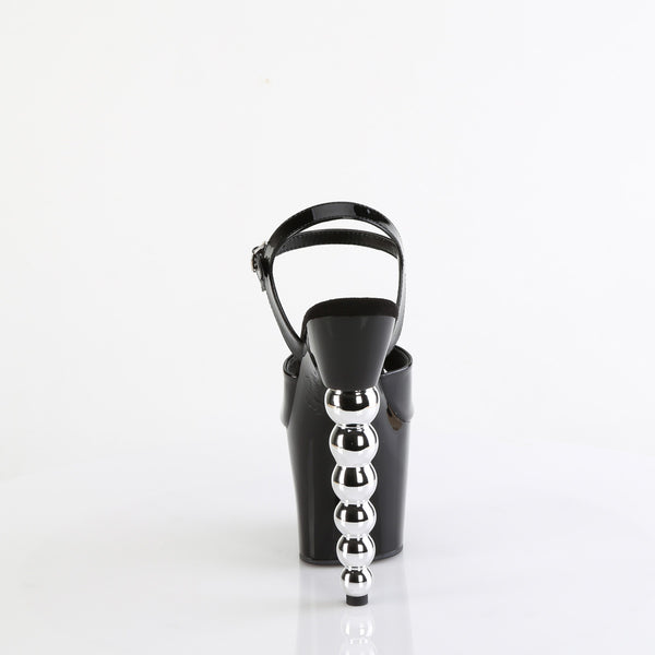 BLISS-709 - Plateau High Heel Sandaletten - Schwarz Lack | Pleaser