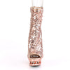 BLONDIE-R-1008 Plateau Stiefeletten - Rose Gold | Pleaser
