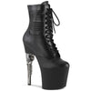 BONDGIRL-1020PK Plateau Stiefeletten - Schwarz | Pleaser