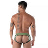 Khakifarbener Bottomless Latex Second Skin-Slip von TOF Paris – Ansicht 4