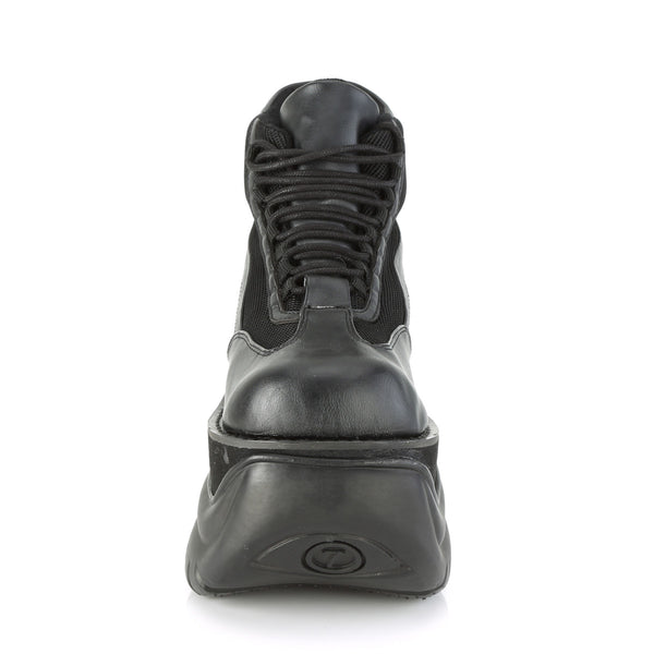 BOXER-01 Plateau Schuhe Schwarz Matt von DemoniaCult – Ansicht 2