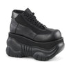 BOXER-01 Plateau Schuhe Schwarz Matt von DemoniaCult