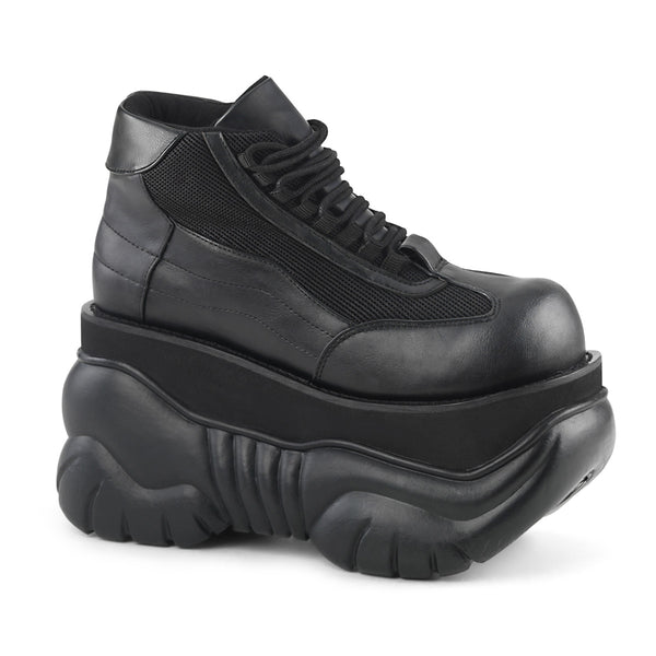 BOXER-01 Plateau Schuhe Schwarz Matt von DemoniaCult
